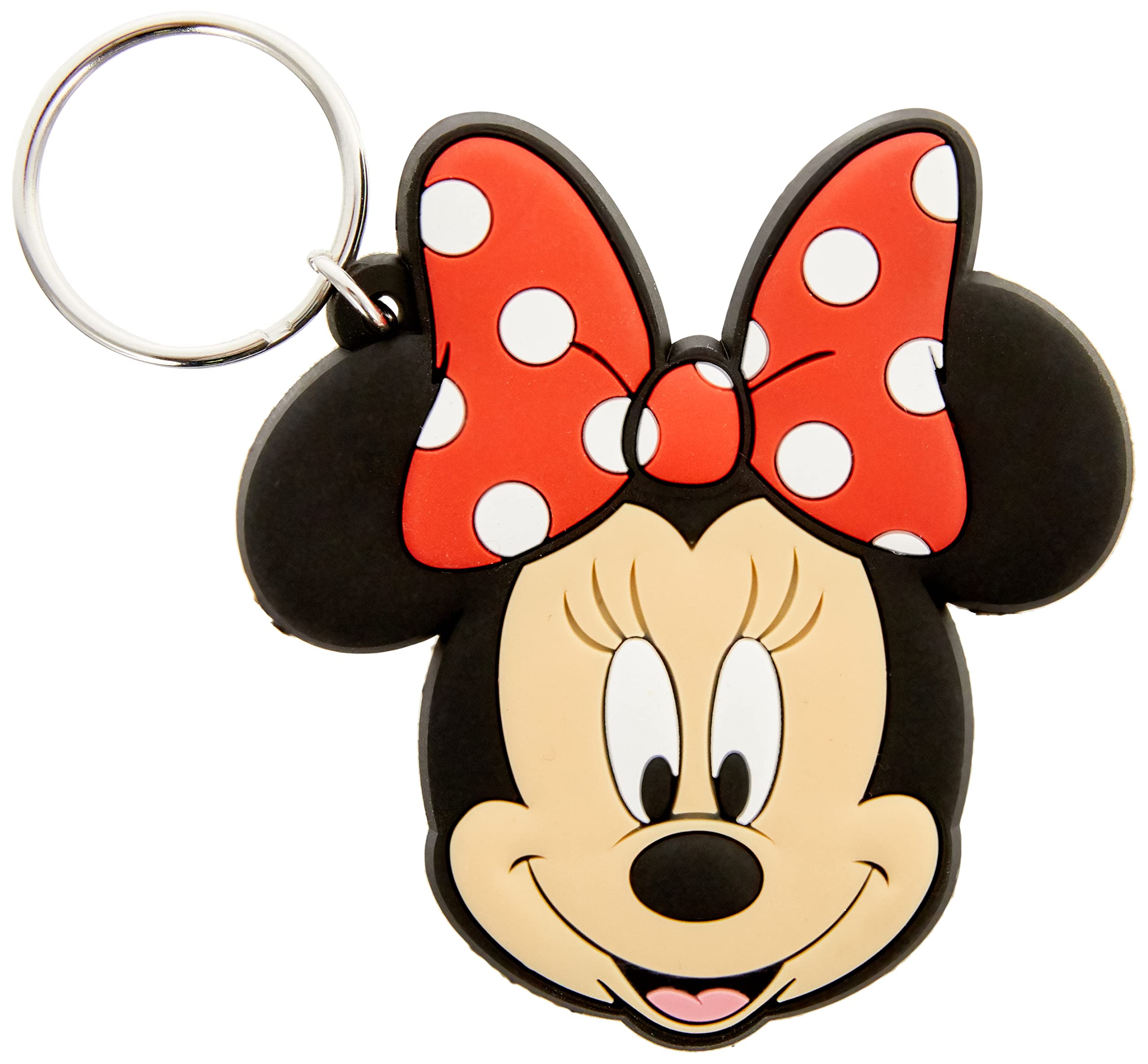 Porte-clés Disney - Porte-clés en caoutchouc tête de Minnie Porte-clés Disney - Porte-clés en caoutchouc tête de Minnie